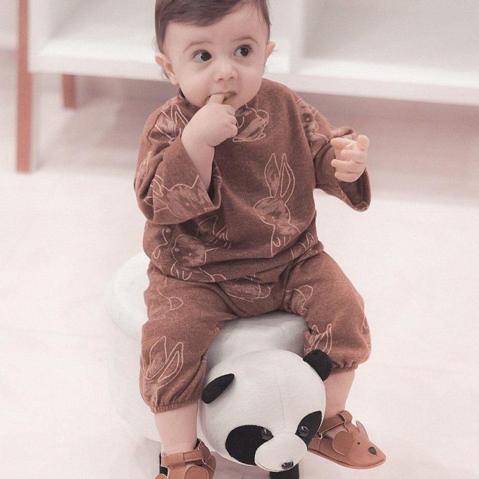 پاپوش Bear چرم عسلی