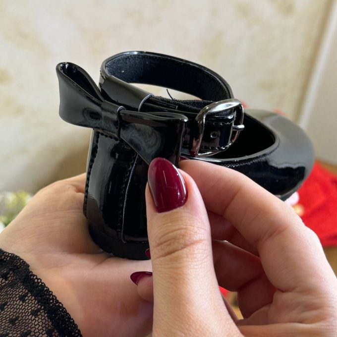 پامچال بندی ورنی مشکی